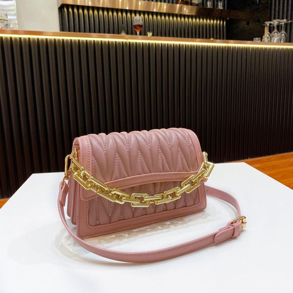 evening bags thick chain tote pleated bag 2021 fashion pu leather women's designer handbag vintage shoulder messenger
evening bags thick chain tote pleated bag 2021 fashion pu leather women's designer handbag vintage shoulder messenger