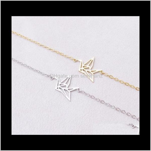 charm jewelry drop delivery 2021 30pcs- b017 sier gold cute origami bracelets forest paper crane tiny animal lucky baby bird bracelet for wo, Golden;silver
charm jewelry drop delivery 2021 30pcs- b017 sier gold cute origami bracelets forest paper crane tiny animal lucky baby bird bracelet for wo, Golden;silver