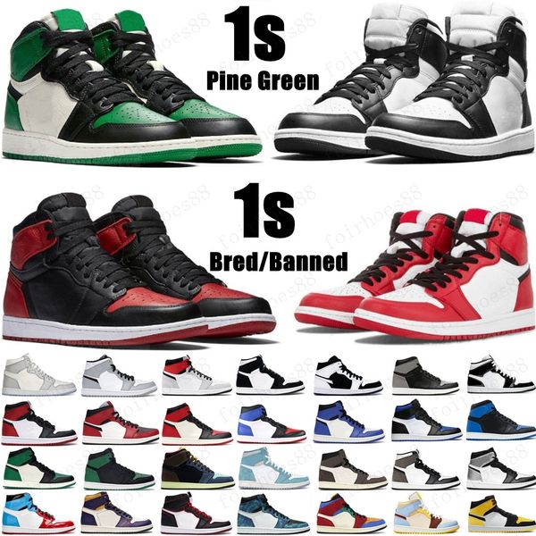 2021 1 high og basketball shoes 1s royal black toe pine green black court purple white unc patent men women stylist sneakers trainers
2021 1 high og basketball shoes 1s royal black toe pine green black court purple white unc patent men women stylist sneakers trainers