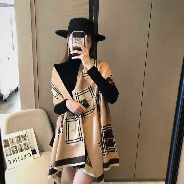 scarves 2022 autumn winter scarf women's imitation cashmere soft plaid versatile scarf shawl, Blue;gray
scarves 2022 autumn winter scarf women's imitation cashmere soft plaid versatile scarf shawl, Blue;gray