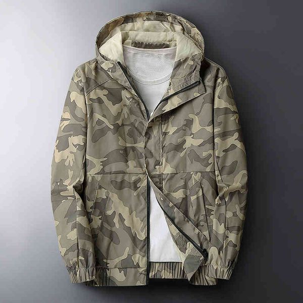 hooded et men's 2021 spring korean outdoors casual streetwear male breathable military camouflage windbreakers, Black
hooded et men's 2021 spring korean outdoors casual streetwear male breathable military camouflage windbreakers, Black