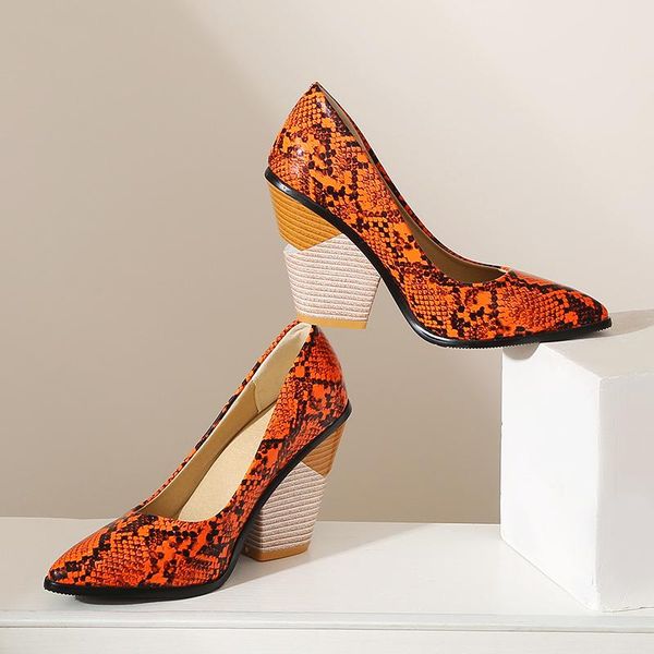 dress shoes snake print wedge woman high heels pumps brand designer party office shoe casual western, Black
dress shoes snake print wedge woman high heels pumps brand designer party office shoe casual western, Black