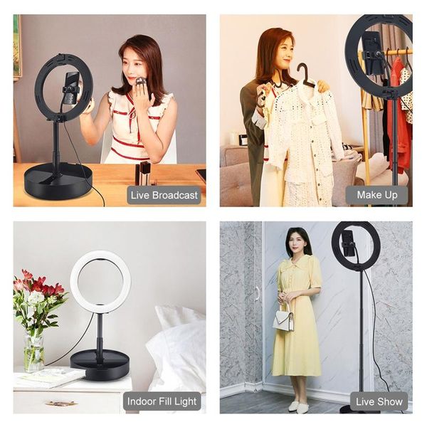 inch 26cm usb 3 mode dimmable dual color temperature led curved ring selfie pography video light + folding stand cell phone mounts & holders
inch 26cm usb 3 mode dimmable dual color temperature led curved ring selfie pography video light + folding stand cell phone mounts & holders