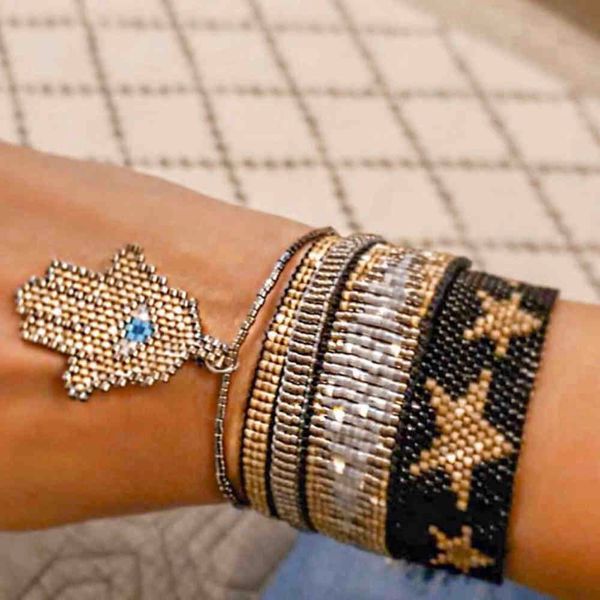 zhongvi turkish evil bracelet miyuki star bracelets greek eye pulseras femme summer handmade jewelry friends gift jewellery, Golden;silver
zhongvi turkish evil bracelet miyuki star bracelets greek eye pulseras femme summer handmade jewelry friends gift jewellery, Golden;silver