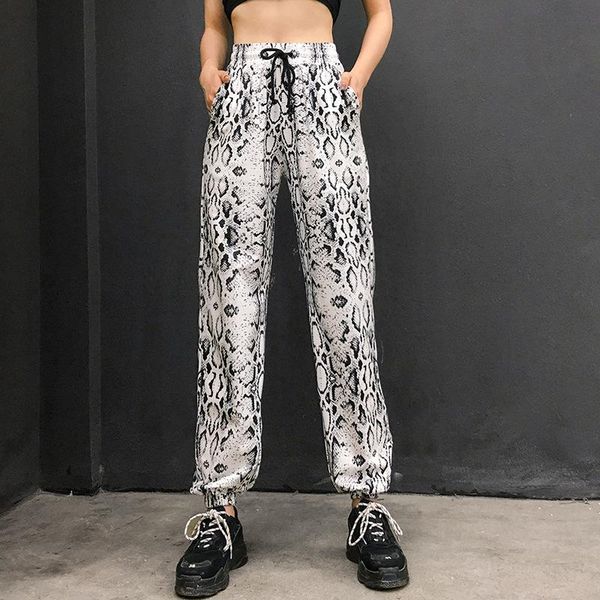 women's pants & capris nclagen latest fashion serpentine snake skin print casual women trousers high waist joggers 2021 street woman pa, Black;white
women's pants & capris nclagen latest fashion serpentine snake skin print casual women trousers high waist joggers 2021 street woman pa, Black;white