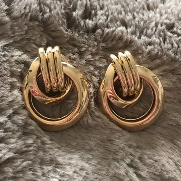 lady metal gold silver stud earring for women vintage trendy punk statement party gift earrings wholesale, Golden;silver
lady metal gold silver stud earring for women vintage trendy punk statement party gift earrings wholesale, Golden;silver