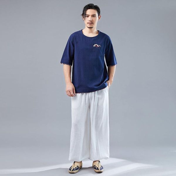 yoga outfits men sweatshirt linen chinese traditional short sleeve loose t-shirt casual jogger running workout athletic taichi shirt, White;red
yoga outfits men sweatshirt linen chinese traditional short sleeve loose t-shirt casual jogger running workout athletic taichi shirt, White;red