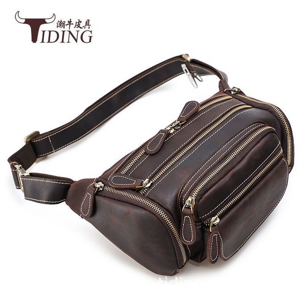 waistbags packs luggage crazy horse skin men's korean casual personal anti-theft waist chest satchel 3146 bags
waistbags packs luggage crazy horse skin men's korean casual personal anti-theft waist chest satchel 3146 bags