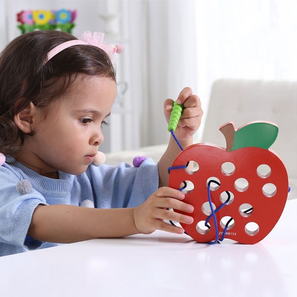 Kids Montessori Educational Wooden Toys Fun Thread Shape Cognize Worm Eat Fruit Cheese Early Learning Teaching Toys For Children
Kids Montessori Educational Wooden Toys Fun Thread Shape Cognize Worm Eat Fruit Cheese Early Learning Teaching Toys For Children
