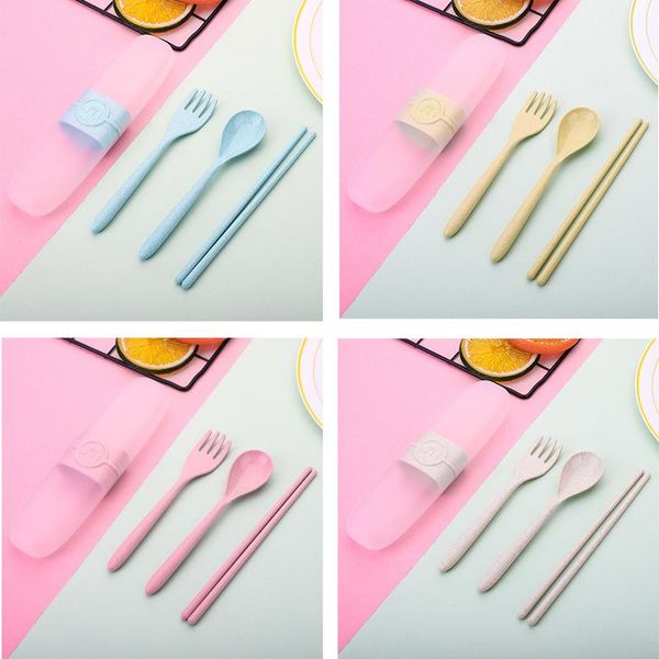 dinnerware sets 3 pcs wheat straw cultery zero waste set environmentally grade flatware outdoor portable tableware travel tools
dinnerware sets 3 pcs wheat straw cultery zero waste set environmentally grade flatware outdoor portable tableware travel tools