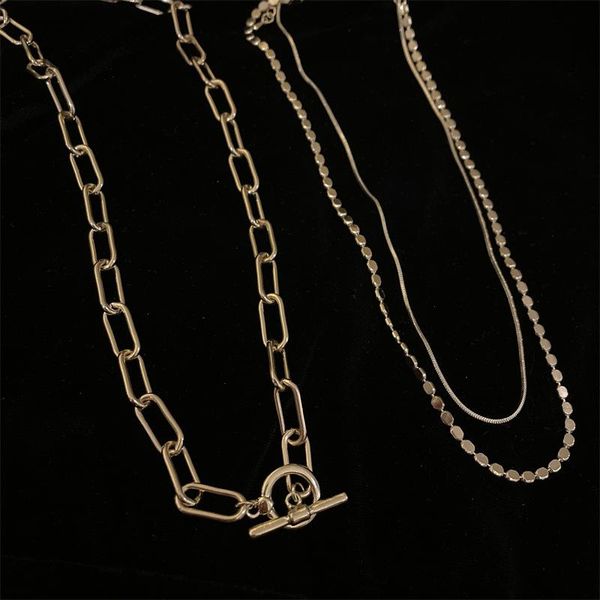 pendant necklaces origin summer simple multi-layers snake chains for women gold color beads hollow linked chunky choker necklace jewelry, Silver
pendant necklaces origin summer simple multi-layers snake chains for women gold color beads hollow linked chunky choker necklace jewelry, Silver
