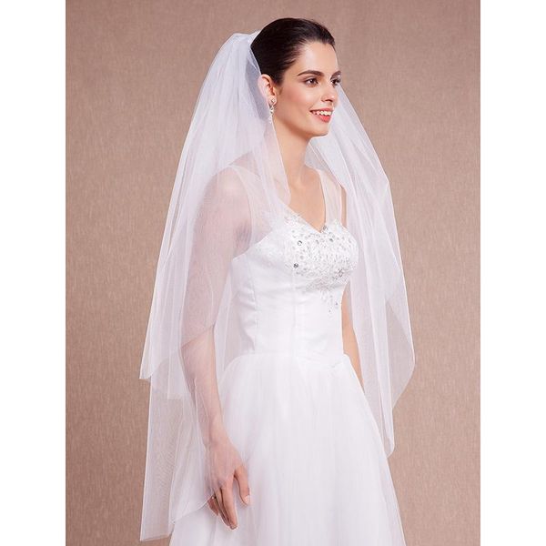 bridal veils lan ting bride two-tier cut edge wedding veil blusher fingertip 53 ruched tulle, Black
bridal veils lan ting bride two-tier cut edge wedding veil blusher fingertip 53 ruched tulle, Black