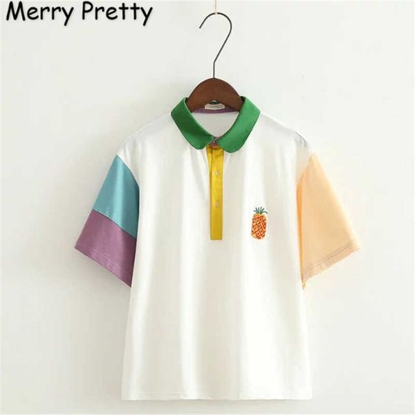 merry pretty harajuku style cartoon embroidery cotton t-shirt summer women casual kawaii patchwork sleeve cute white tee 210526
merry pretty harajuku style cartoon embroidery cotton t-shirt summer women casual kawaii patchwork sleeve cute white tee 210526