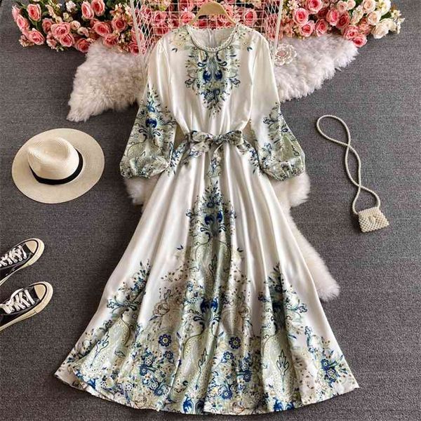 retro lantern sleeve round neck lace maxi vestidos women's waist and thin temperament totem print dress gk454 210506, Black;gray
retro lantern sleeve round neck lace maxi vestidos women's waist and thin temperament totem print dress gk454 210506, Black;gray