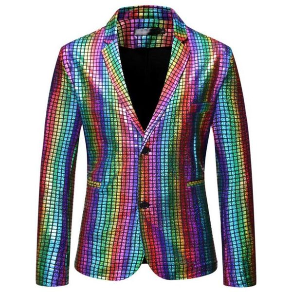 men's suits & blazers european code grid bronzing nightclub trend jackets studio party single western dress anzug herren, White;black
men's suits & blazers european code grid bronzing nightclub trend jackets studio party single western dress anzug herren, White;black