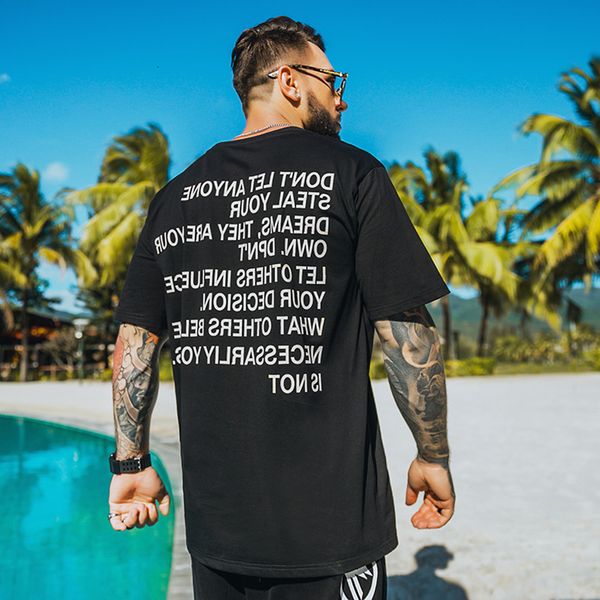 tee Summer short letter oversized impression t male shirt t-shirt Fat man tops crew neck cotton t-clothes, White;black
tee Summer short letter oversized impression t male shirt t-shirt Fat man tops crew neck cotton t-clothes, White;black