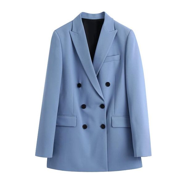 women's suits & blazers 2021 women fashion suit double breasted blazer elegant lady long sleeve office, White;black
women's suits & blazers 2021 women fashion suit double breasted blazer elegant lady long sleeve office, White;black