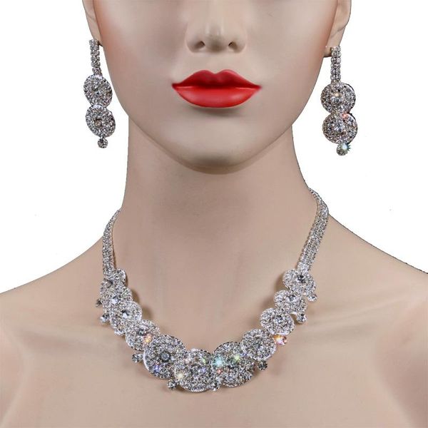 earrings & necklace chran unique design sparkling rhinestone wedding jewelry sets for women silver plated fashion set bridemaid
earrings & necklace chran unique design sparkling rhinestone wedding jewelry sets for women silver plated fashion set bridemaid