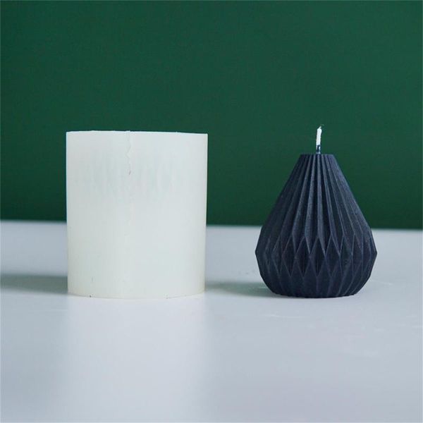 craft tools geometric line pear shaped candle mold striped tapered silicone diy handmade mold, to cultivate hands-on interest
craft tools geometric line pear shaped candle mold striped tapered silicone diy handmade mold, to cultivate hands-on interest