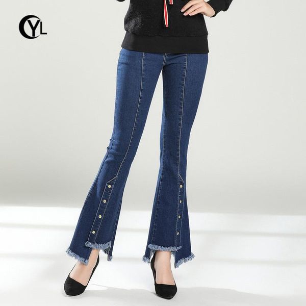 women's jeans ouyalin l- xxxl 4xl 5xl plus size women 2021 ladies autumn winter fashion full length button tassel flare pants, Blue
women's jeans ouyalin l- xxxl 4xl 5xl plus size women 2021 ladies autumn winter fashion full length button tassel flare pants, Blue