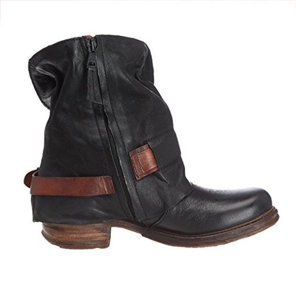 boots women ankle winter ladies retro buckle strap shoes female zipper fashion pu leather square heel woman non-slip footwear, Black
boots women ankle winter ladies retro buckle strap shoes female zipper fashion pu leather square heel woman non-slip footwear, Black