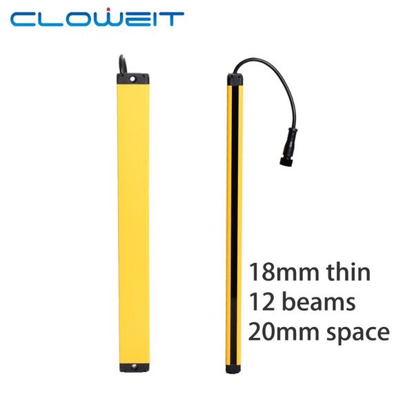smart home control cloweit 18x35 safety light curtains aps18-1220 3m detecting distance super thin grating device protector for narrow space
smart home control cloweit 18x35 safety light curtains aps18-1220 3m detecting distance super thin grating device protector for narrow space