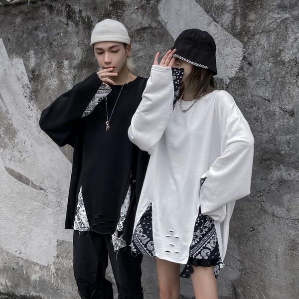 men's hoodies & sweatshirts erenejian couple's oversized hip hop floral patchwork pullover o neck hi street harajuku, Black
men's hoodies & sweatshirts erenejian couple's oversized hip hop floral patchwork pullover o neck hi street harajuku, Black