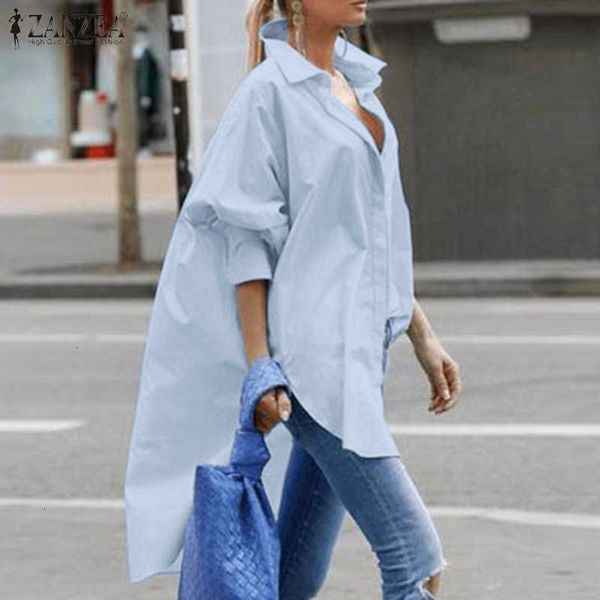 women's blouses & shirts blouses fashion asymmetrical button casual long sleeve bluas female lapel tunic plus size solid ch uxb6, White
women's blouses & shirts blouses fashion asymmetrical button casual long sleeve bluas female lapel tunic plus size solid ch uxb6, White