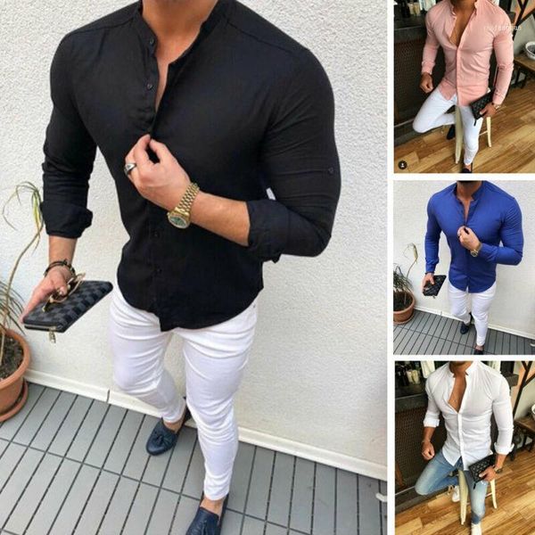men's casual shirts 2021 fashion men luxury stylish slim fit long sleeve solid arrival1, White;black
men's casual shirts 2021 fashion men luxury stylish slim fit long sleeve solid arrival1, White;black