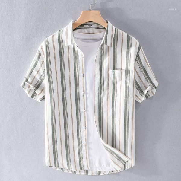 summer style cotton and linen short-sleeved shirt men fashion simple striped shirts for mens clothing chemise men's casual, White;black
summer style cotton and linen short-sleeved shirt men fashion simple striped shirts for mens clothing chemise men's casual, White;black