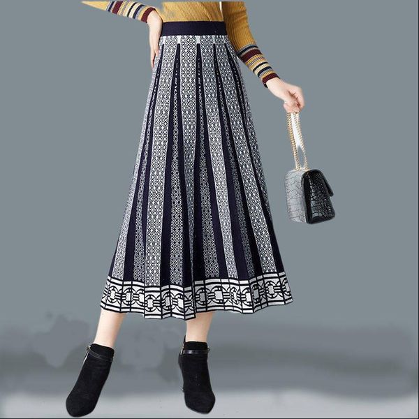 high waist knitted midi women skirts a line black elegant pleated plus size spring autumn winter faldas femme jupes
high waist knitted midi women skirts a line black elegant pleated plus size spring autumn winter faldas femme jupes