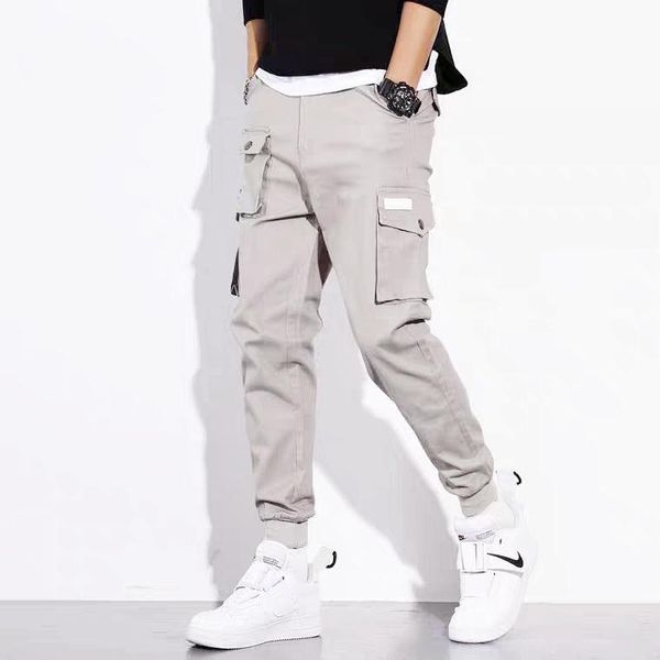 men's multi pockets cargo harem pants hip hop casual male track joggers trousers fashion harajuku hipster streetwear, Black
men's multi pockets cargo harem pants hip hop casual male track joggers trousers fashion harajuku hipster streetwear, Black