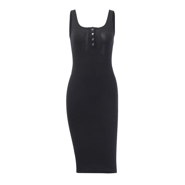 paris girl v-neck button knee-length dress knitted elastic sleeveless bodycon elegant summer party slim dresses women 210524, Black;gray
paris girl v-neck button knee-length dress knitted elastic sleeveless bodycon elegant summer party slim dresses women 210524, Black;gray