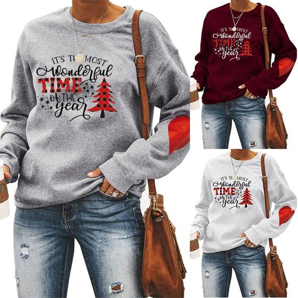 women's hoodies & sweatshirts casual sweaters, sports christmas letters it's the most wondesggue time long-sleeved pullover with, Black
women's hoodies & sweatshirts casual sweaters, sports christmas letters it's the most wondesggue time long-sleeved pullover with, Black