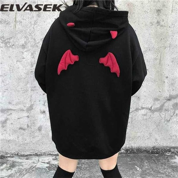 spring autumn women sweatshirts high street harajuku cute hoodies punk gothic devil horn chic hooded pullover loose sweat ca6865 211027, Black
spring autumn women sweatshirts high street harajuku cute hoodies punk gothic devil horn chic hooded pullover loose sweat ca6865 211027, Black