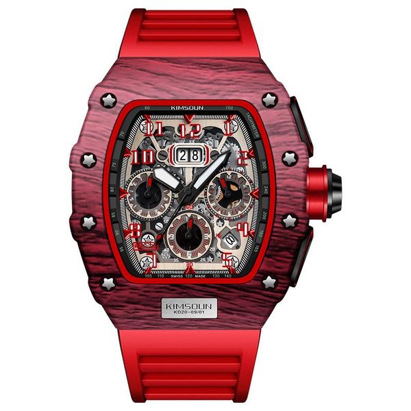 wristwatches barrel type three-eye multi-function automatic quartz watch sports fashion trend three-dimensional hollow men's wa80, Slivery;brown
wristwatches barrel type three-eye multi-function automatic quartz watch sports fashion trend three-dimensional hollow men's wa80, Slivery;brown