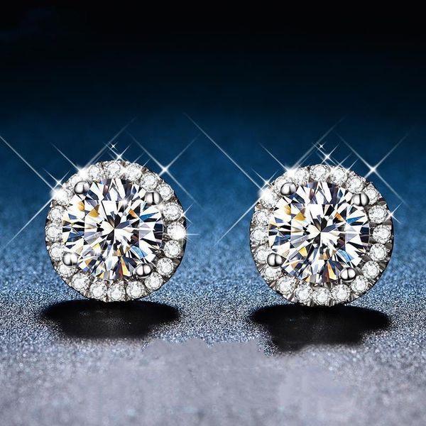 stud moissanite earring round cut d color total 0.5ct diamond test passed fashion silver jewelry girlfriend gift, Golden;silver
stud moissanite earring round cut d color total 0.5ct diamond test passed fashion silver jewelry girlfriend gift, Golden;silver
