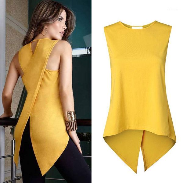 women's blouses & shirts wholesale- est fashion women sleeveless clothes shirt ladies casual summer blouse solid o-neck clothing, White
women's blouses & shirts wholesale- est fashion women sleeveless clothes shirt ladies casual summer blouse solid o-neck clothing, White
