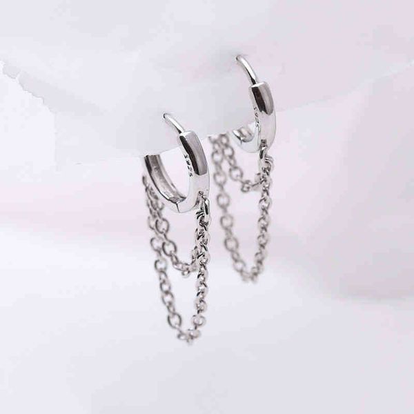 real 925 sterling silver double layer tassel hoop earrings for women ins popular cold style fashion jewelry flyleaf new, Golden;silver
real 925 sterling silver double layer tassel hoop earrings for women ins popular cold style fashion jewelry flyleaf new, Golden;silver