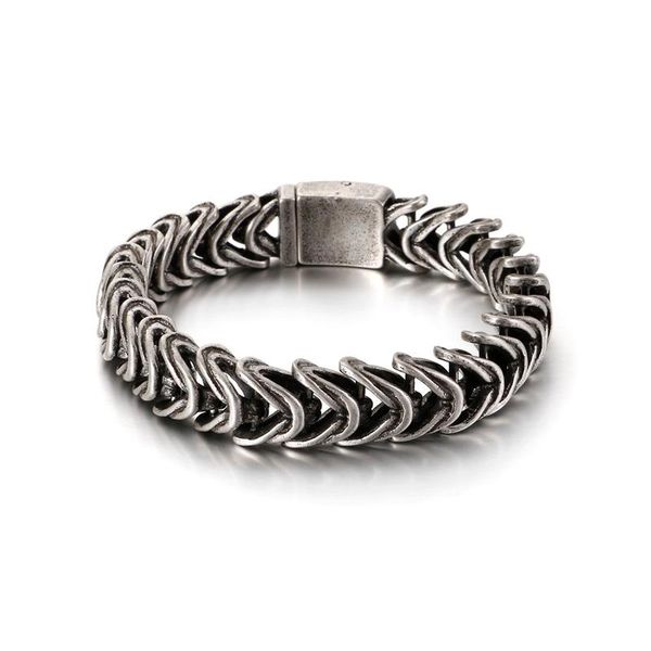 link, chain man jewels punk matte arrow shaped bracelet men women 21cm stainless steel 13mm width chunky hand rock biker jewelry, Black
link, chain man jewels punk matte arrow shaped bracelet men women 21cm stainless steel 13mm width chunky hand rock biker jewelry, Black
