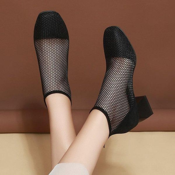 breathable mesh boot women hollow out spring 2021 single chunky heel sandal flat shoe cold trend sandals, Black
breathable mesh boot women hollow out spring 2021 single chunky heel sandal flat shoe cold trend sandals, Black
