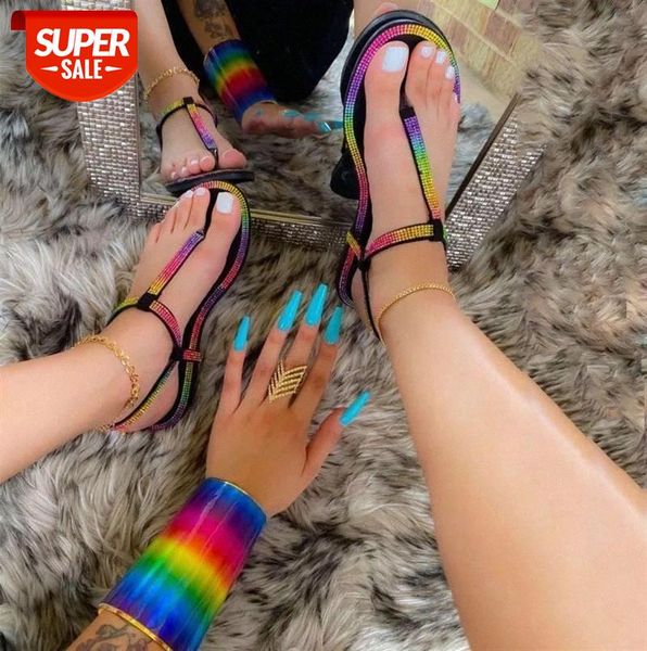 european and american style rhinestone sandals flat women large size women's shoes 43 #sv0b, Black
european and american style rhinestone sandals flat women large size women's shoes 43 #sv0b, Black