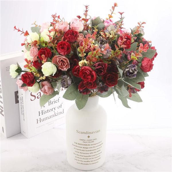bouquet fresh artificial rose flowers 21 heads romantic diy fake silk floral for wedding party home decoration festival decor decorative & w
bouquet fresh artificial rose flowers 21 heads romantic diy fake silk floral for wedding party home decoration festival decor decorative & w