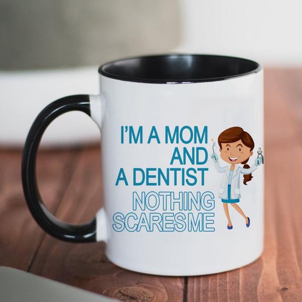 i'm mom and a dentist nothing scares me coffee mug 11oz ceramic mother gift tea milk cup mugs
i'm mom and a dentist nothing scares me coffee mug 11oz ceramic mother gift tea milk cup mugs