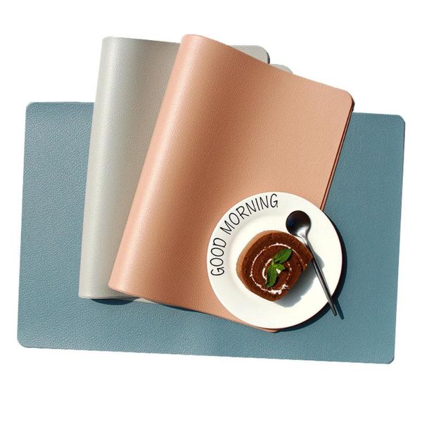 mats & pads pu leather placemat for dining table heat insulation mat waterproof rectangle pad bowl kitchen accessorie
mats & pads pu leather placemat for dining table heat insulation mat waterproof rectangle pad bowl kitchen accessorie