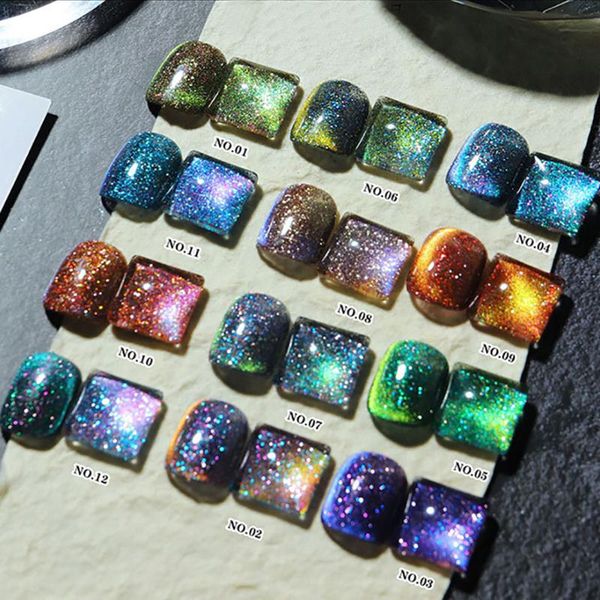 nail gel 8ml cat's eye polish holo reflective glitter cat magnetic auroras laser effect soak off uv led art, Red;pink
nail gel 8ml cat's eye polish holo reflective glitter cat magnetic auroras laser effect soak off uv led art, Red;pink