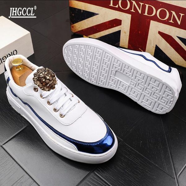 gold deluxe men's small white shoes british fashion sports casual board low breathable zapatos hombre 44 a6, Black
gold deluxe men's small white shoes british fashion sports casual board low breathable zapatos hombre 44 a6, Black