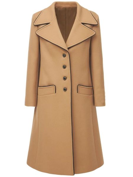 women's wool & blends 2021 women autumn winter style lapel single-breasted slim temperament mid-length solid color ladies coat jacket, Black
women's wool & blends 2021 women autumn winter style lapel single-breasted slim temperament mid-length solid color ladies coat jacket, Black