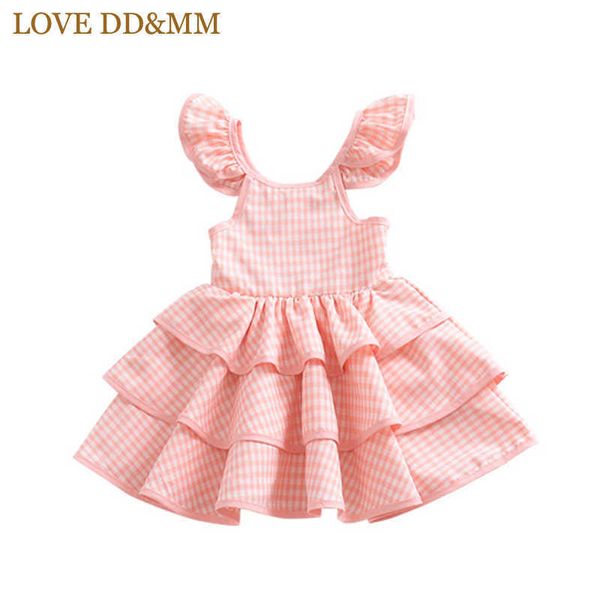 love dd&mm girls dresses spring children's clothing girls sweet plaid flying sleeves backless plaid cake fluffy dress 210715, Red;yellow
love dd&mm girls dresses spring children's clothing girls sweet plaid flying sleeves backless plaid cake fluffy dress 210715, Red;yellow