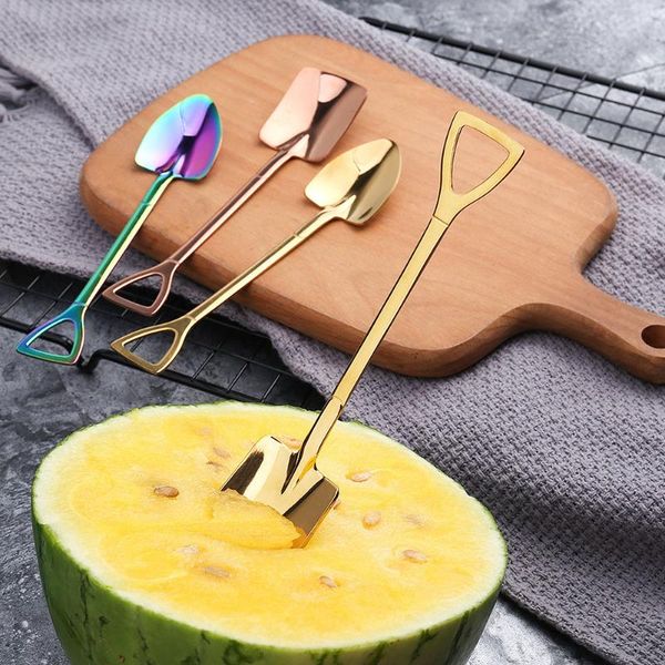 spoons 2pcs/set stainless steel iron shovel spoon coffee ice cream engineering retro cute square head kitchen gadget
spoons 2pcs/set stainless steel iron shovel spoon coffee ice cream engineering retro cute square head kitchen gadget
